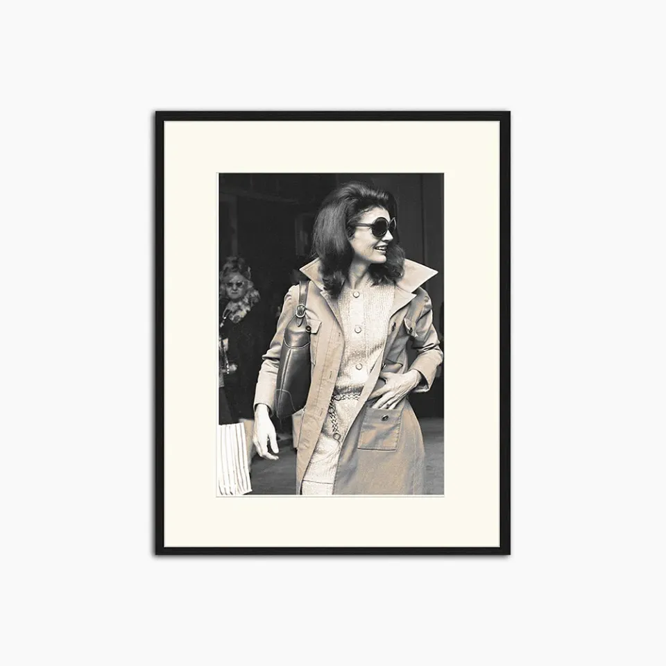 Any Image Jackie Kennedy photo encadrée noir et blanc 60x80