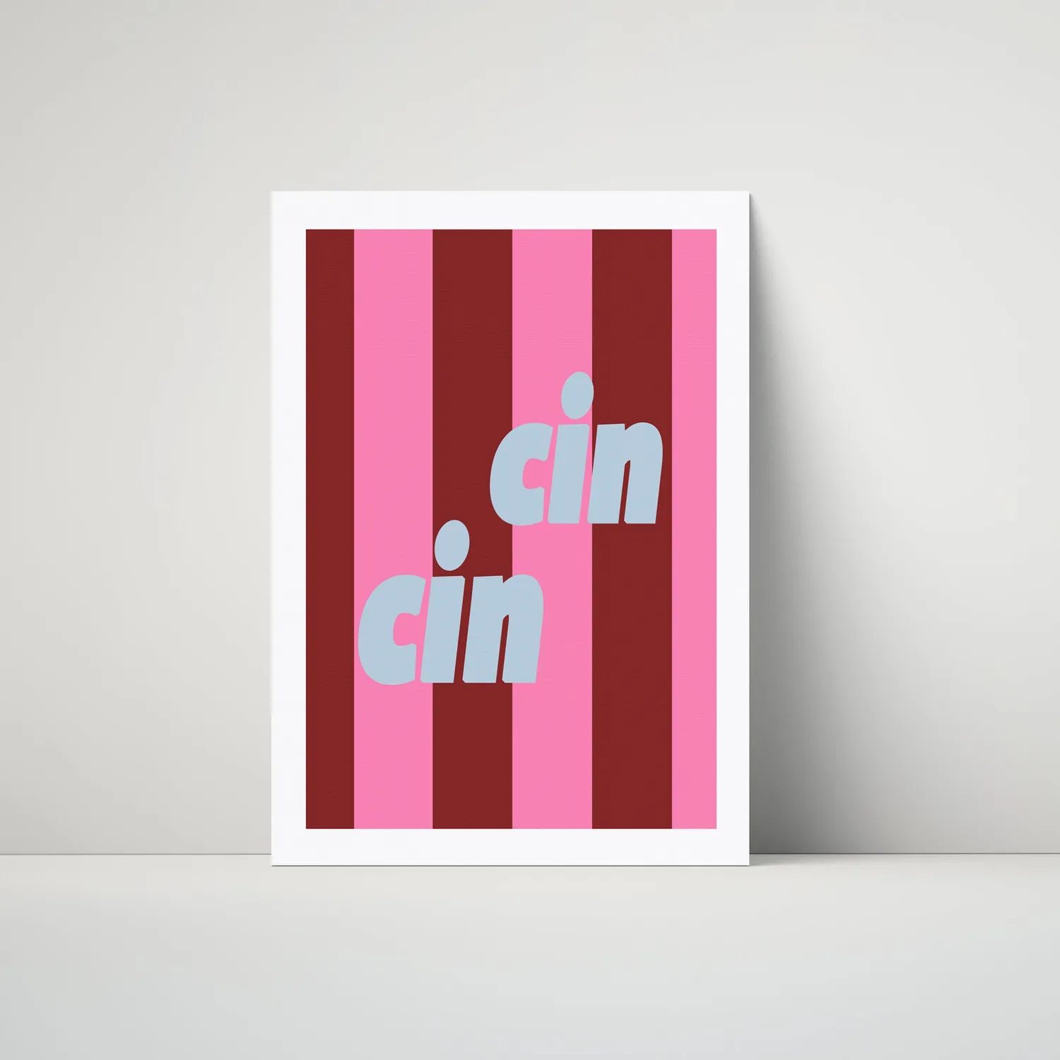 Maddison Ball Cin Cin affiche boissons
