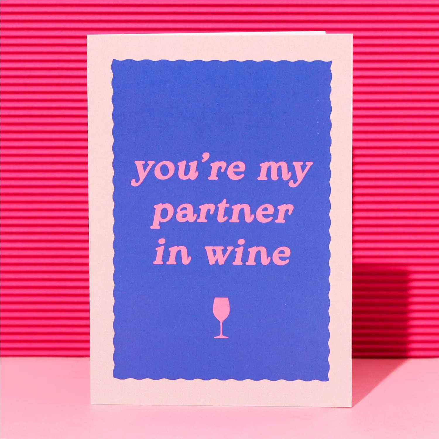 Maddison Ball Partner in Wine carte A6 bleue