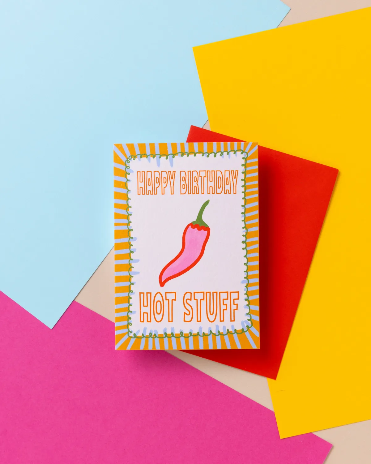 Maddison Ball Hot Stuff carte anniversaire A6 humour