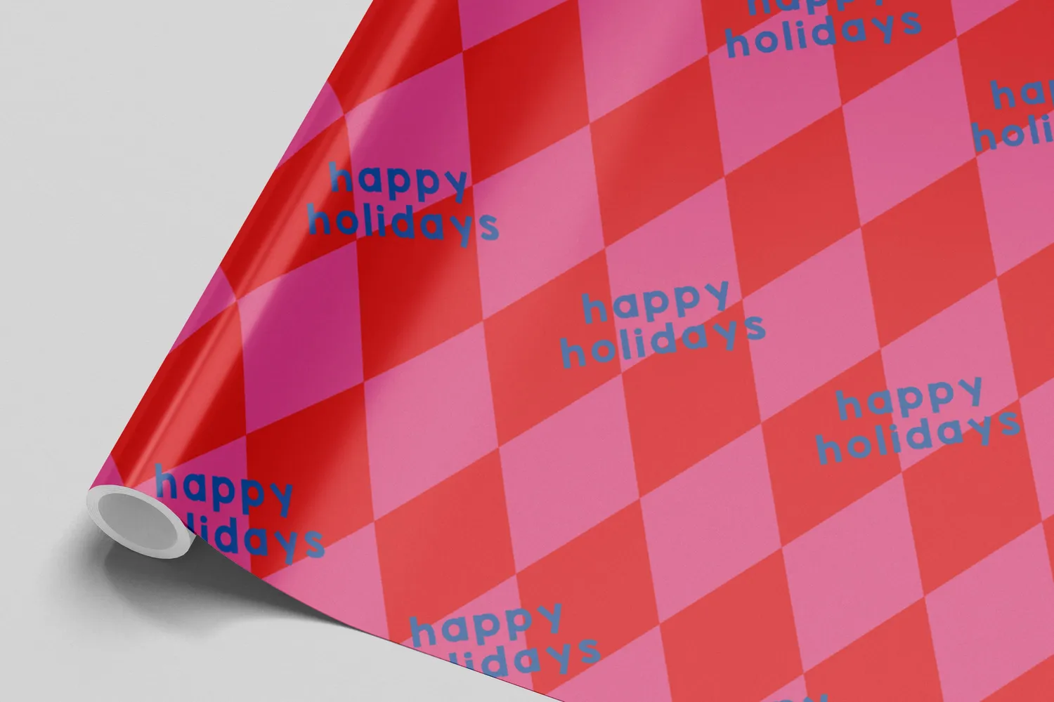Maddison Ball Seasons Greetings papier cadeau Noël rayé
