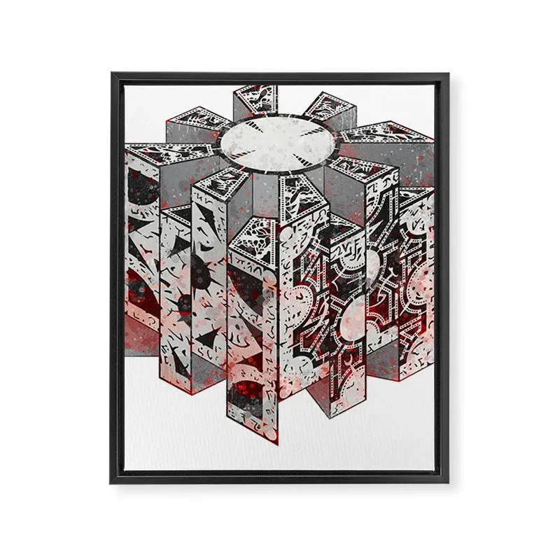Society6 Hellraiser Puzzlebox D toile encadrée horreur