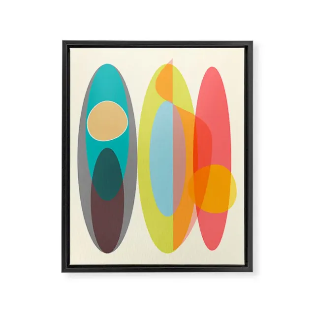 Society6 SURF toile encadrée surf été