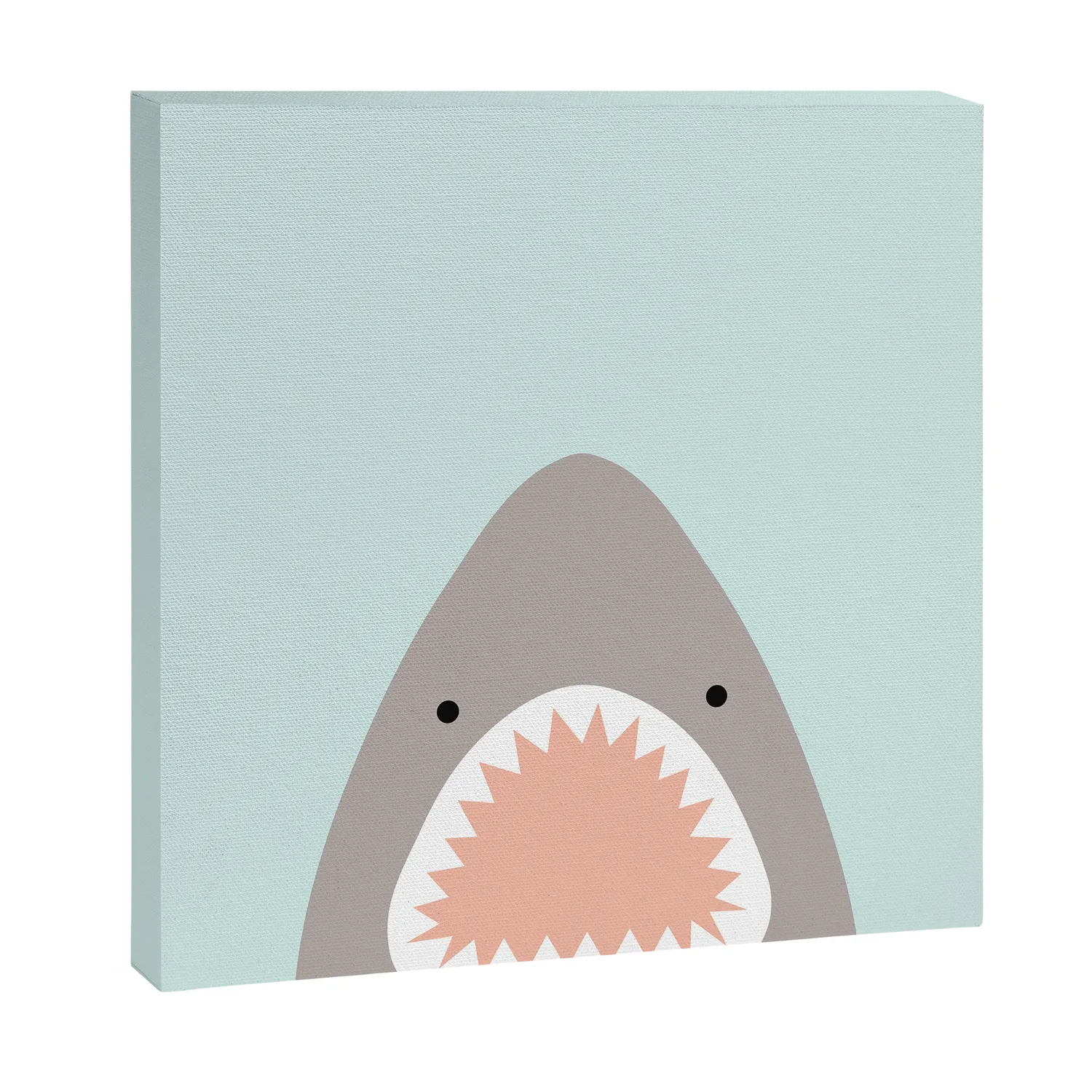 Society6 shark attack toile imprimée
