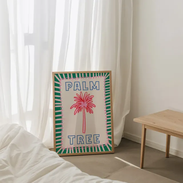 Maddison Ball Palm Tree affiche tropicale