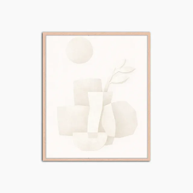 Any Image Held Together tableau encadré abstrait