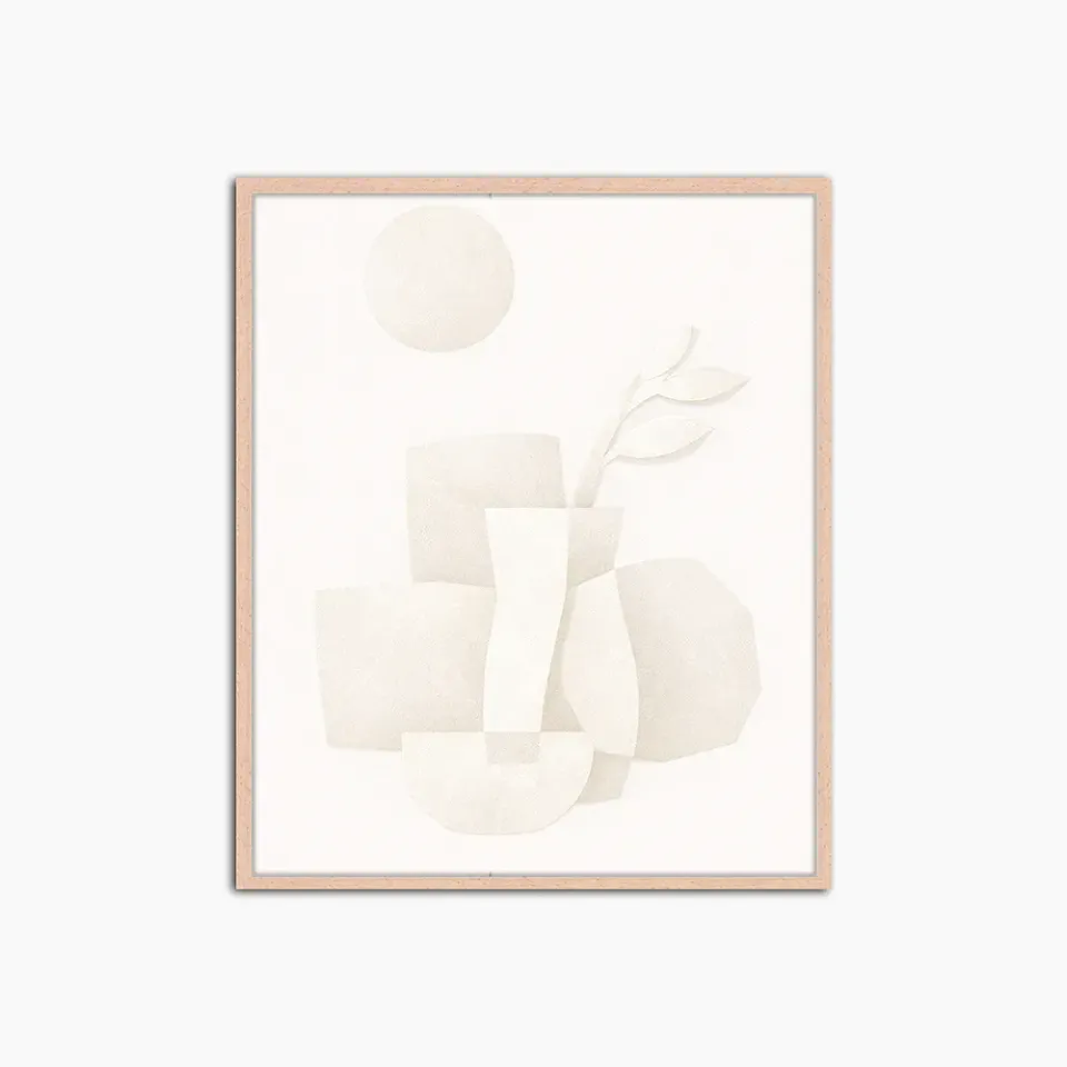 Any Image Held Together tableau encadré abstrait