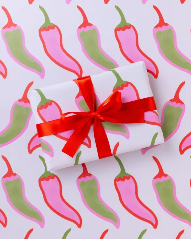 Maddison Ball Chilli Pattern papier cadeau 50x70 recyclé
