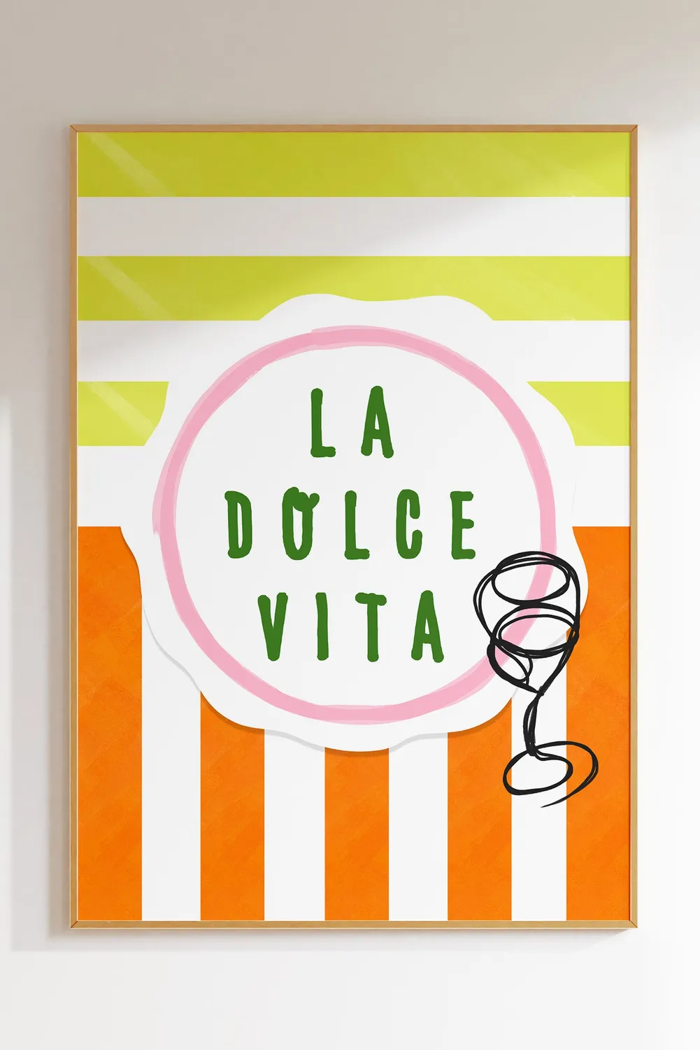 Maddison Ball La Dolce Vita affiche cuisine