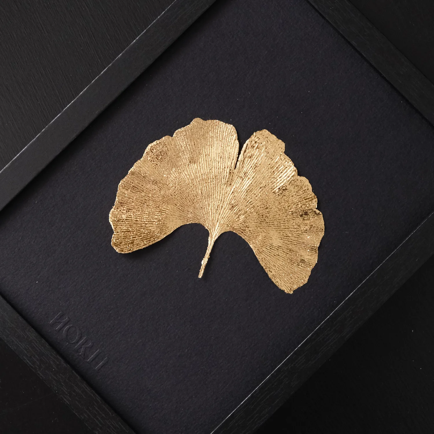 Horti Golden Ginkgo herbier 13x18 doré