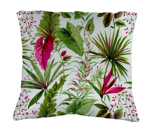 Mademoiselle Tiss Sous les Tropiques coussin tissu imprimé