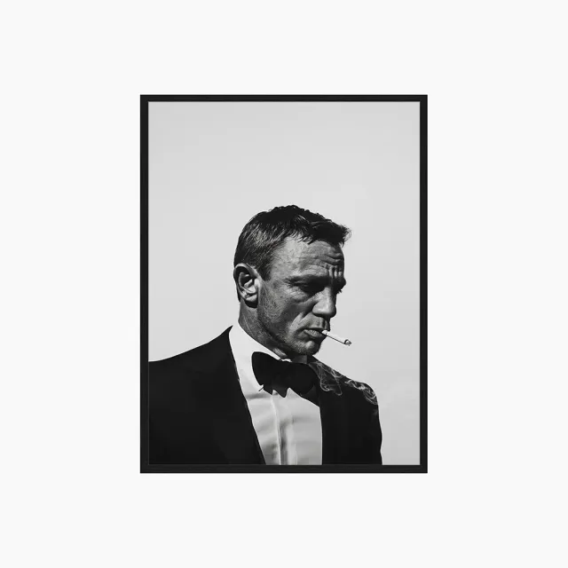 Any Image James Bond Smoking photo encadrée