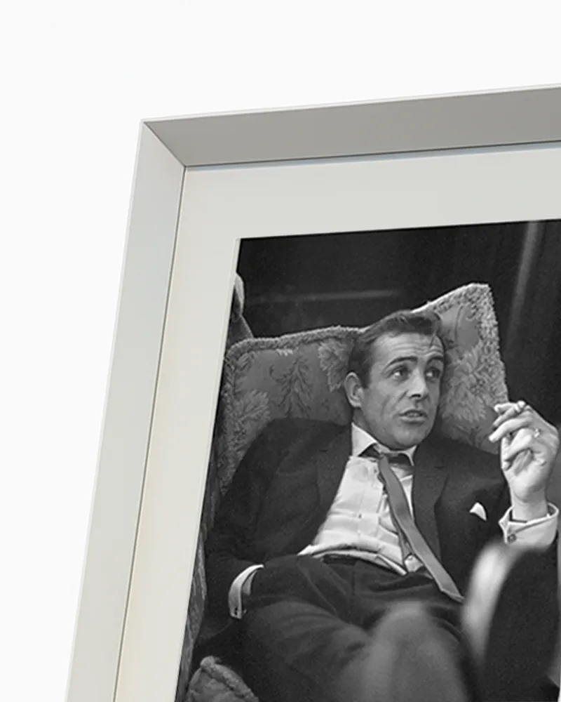 Any Image Sean Connery Relax photo encadrée 55x75 N&B