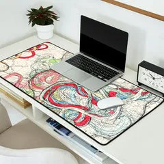 Society6 Vintage Map Mississippi tapis de bureau carte