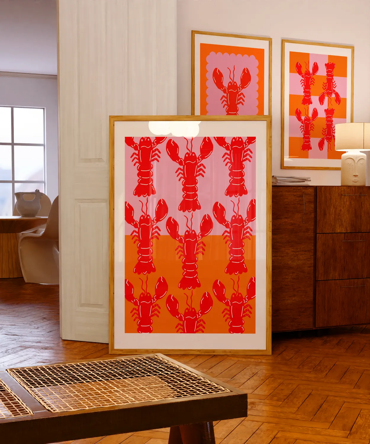 Maddison Ball Lobster Repeat affiche homard