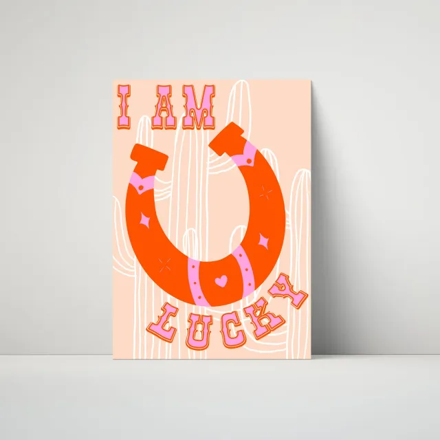 Maddison Ball I Am Lucky affiche cowgirl mate