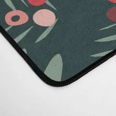 Society6 Winter Christmas Fir tapis de bureau vert sapin