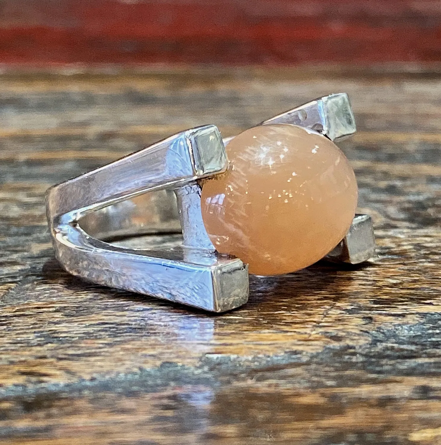 Galerie Kara Caramel bijou en pierre de lune et argent