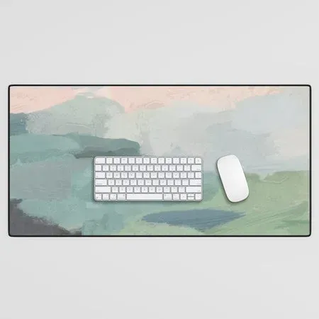 Society6 Farmland Sunset II tapis bureau paysage