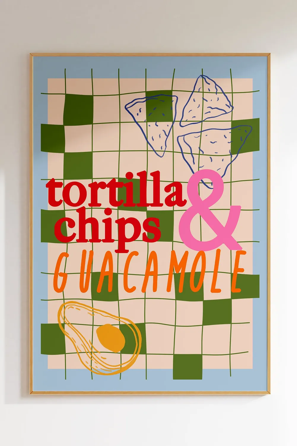 Maddison Ball Tortilla Chips & Guacamole affiche cuisine