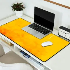 Society6 Sunny Landscape tapis de bureau jaune horizon