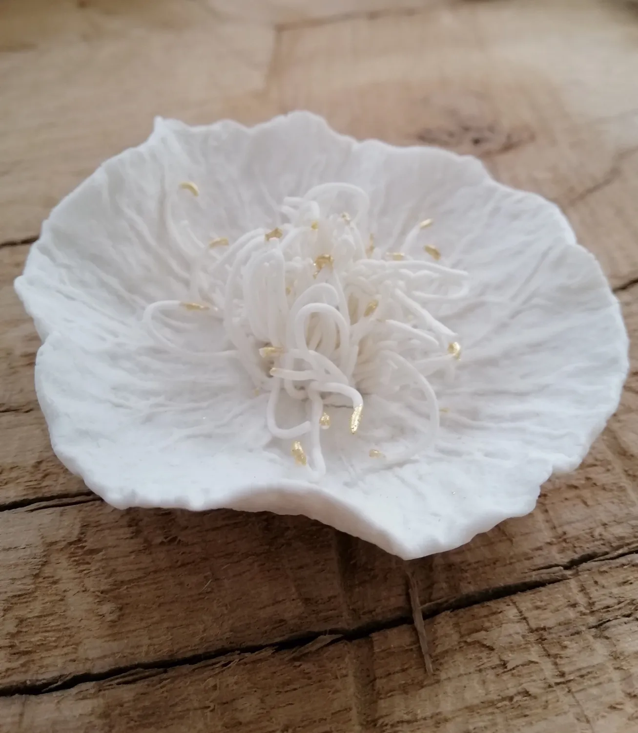 Sandrine Ramona Sensible coupelle porcelaine fleur 9 cm