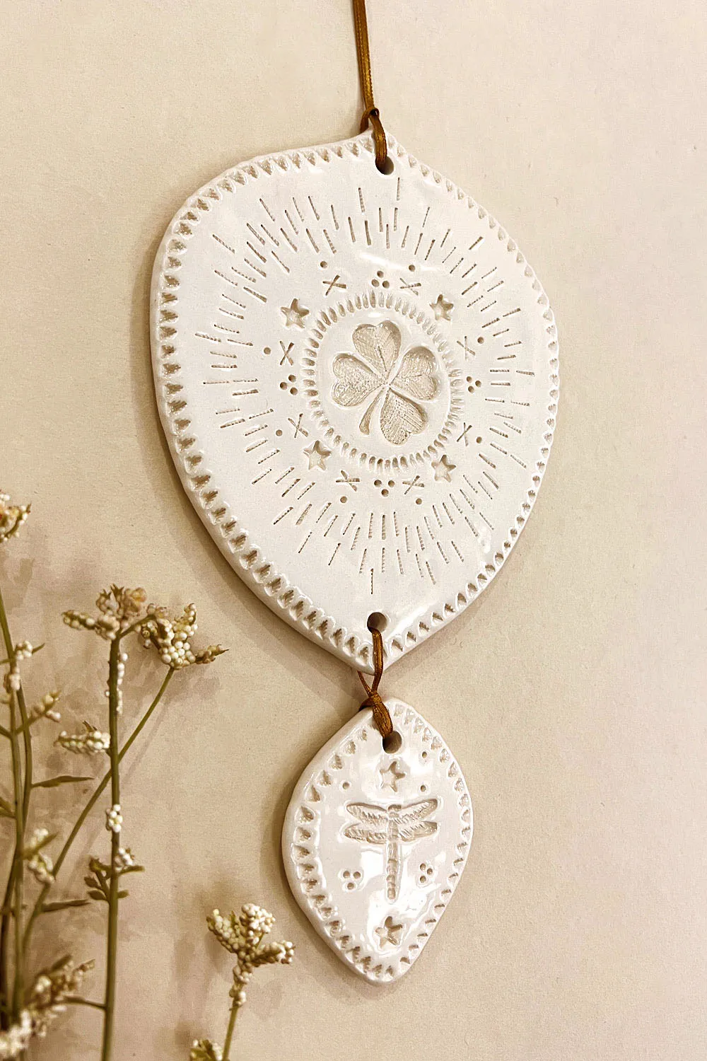 Biankaléone Talisman Double porte-bonheur mural lot 2