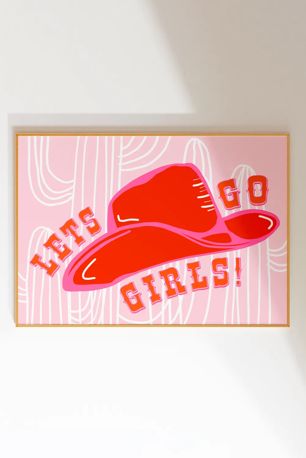 Maddison Ball Let's Go Girls affiche cowgirl