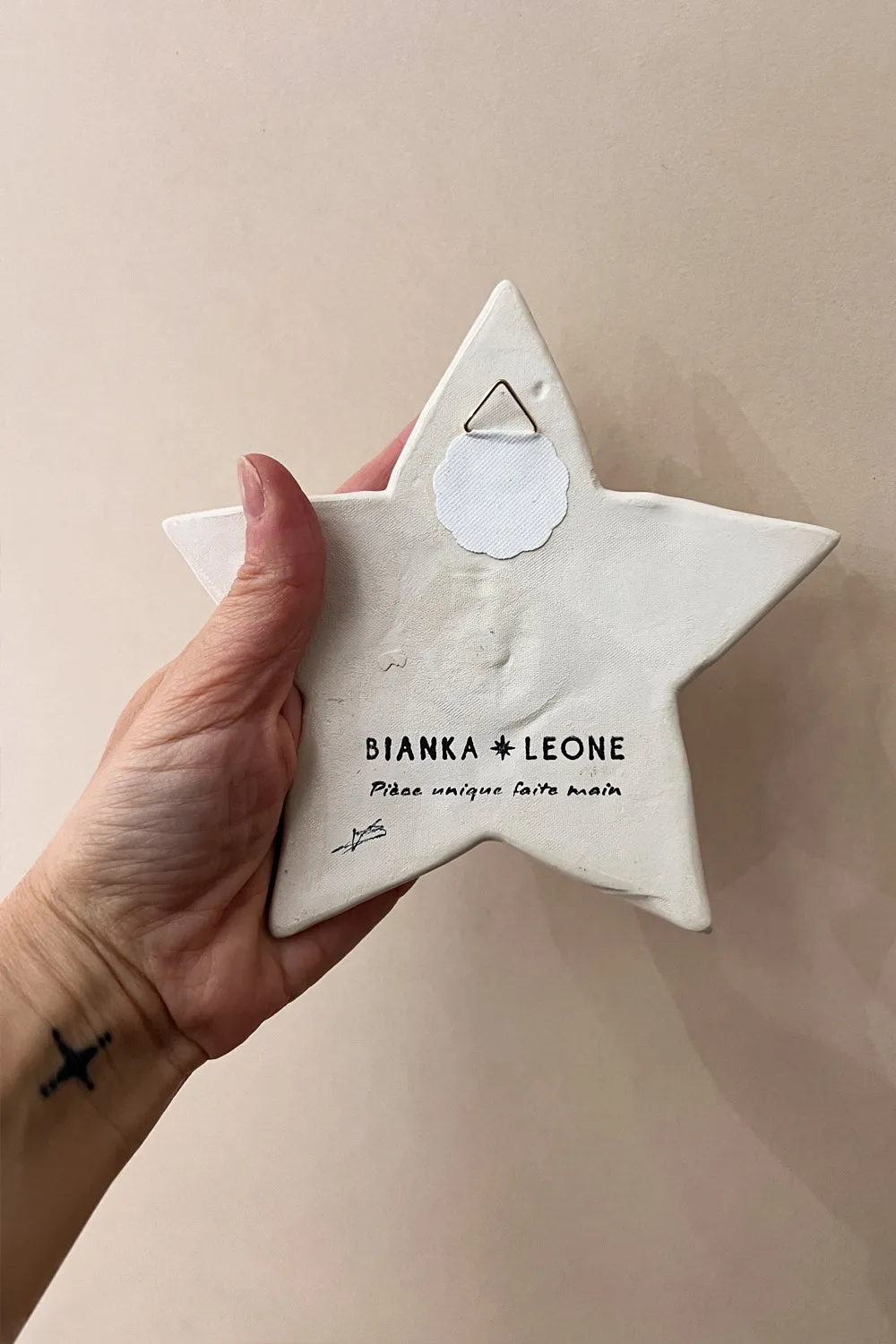 Biankaléone Étoile cercles magiques talisman 15 cm