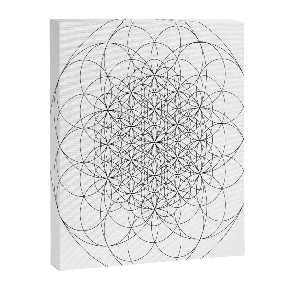Society6 Flower of life sacred geometry toile