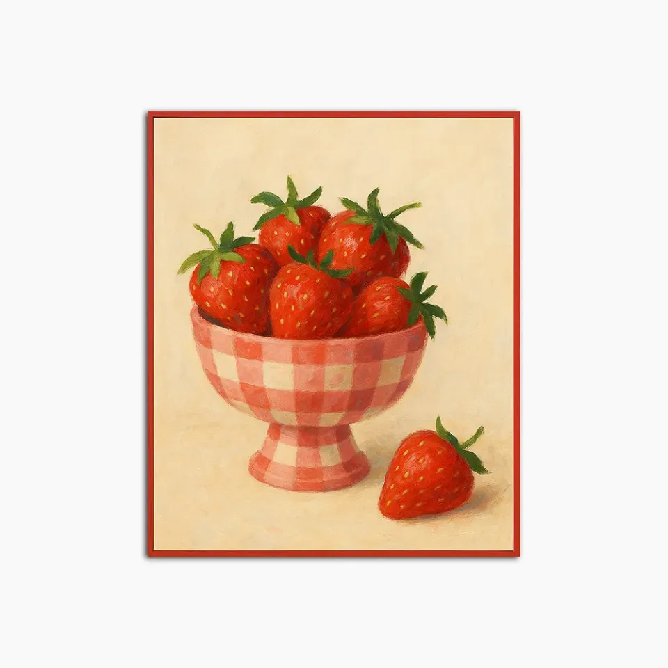 Any Image Berry Still Life tableau encadré coloré