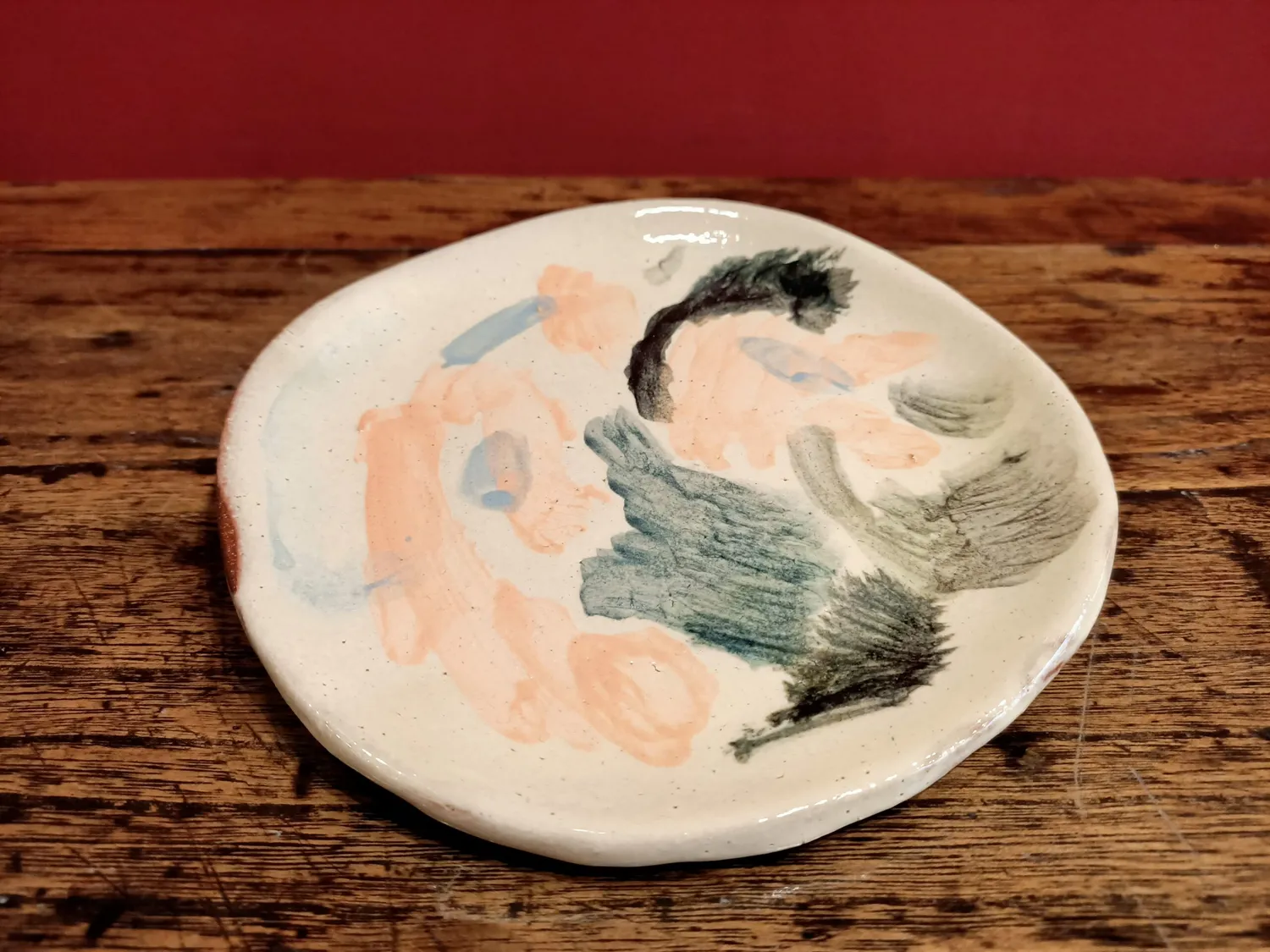 Galerie Kara Héloïse Bariol 7 assiette terre vernissée