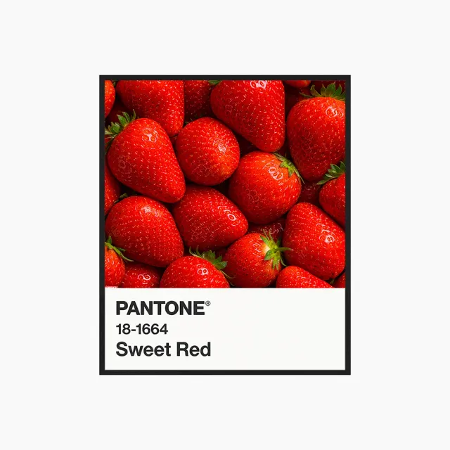 Any Image Sweet Red photo encadrée couleur