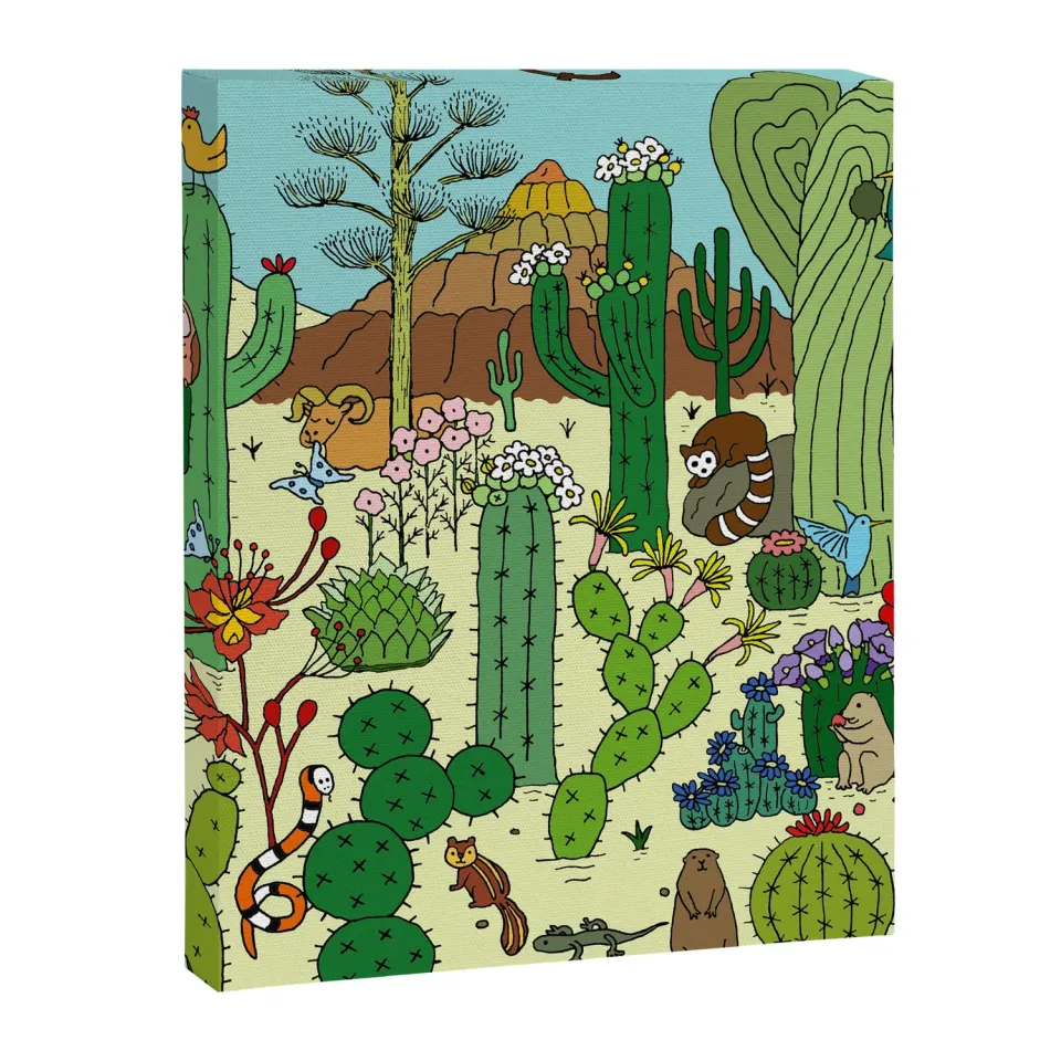 Society6 Arizona Desert Museum toile cactus