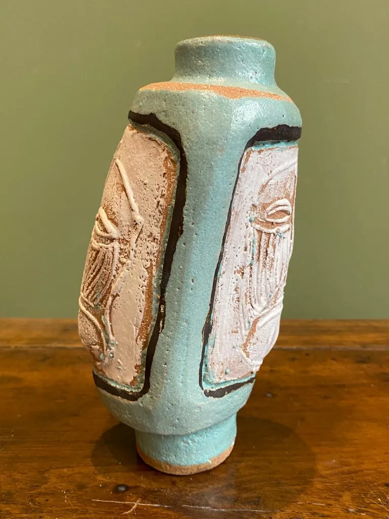 Galerie Kara Les Transfigurés vase grès engobe fait main