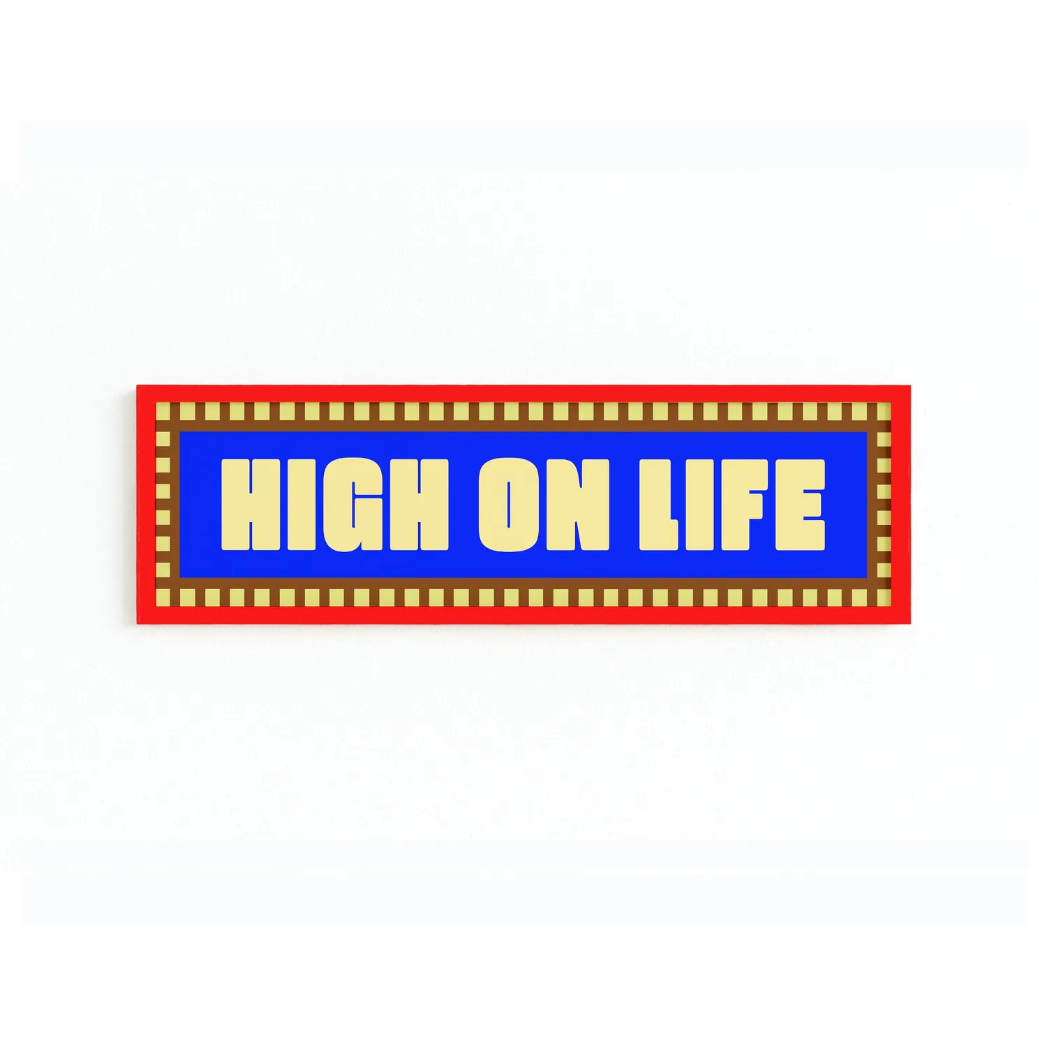 Maddison Ball High On Life tirage panoramique encadré 60x12 cm