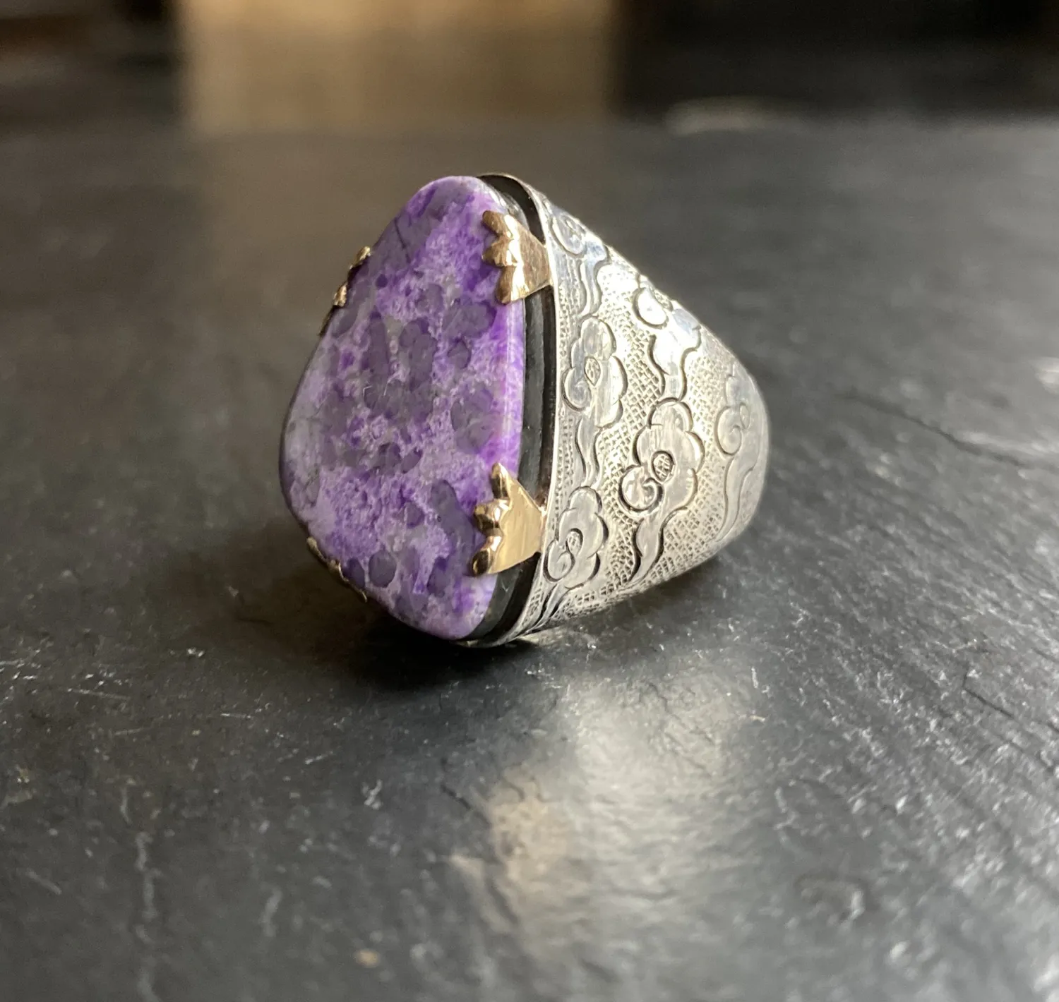 Galerie Kara Lilas bague argent sugilite