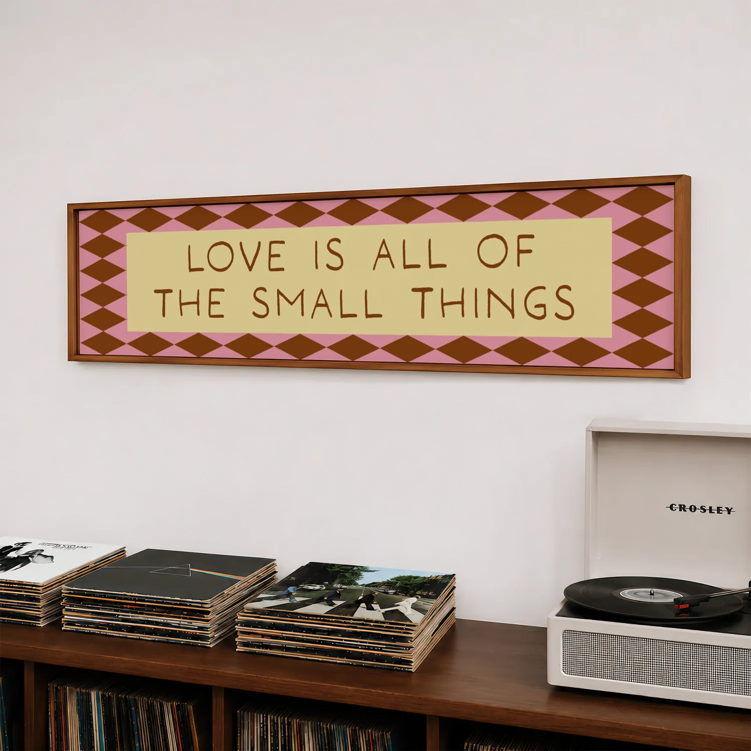 Maddison Ball Love Is All Of The Small Things tirage encadré 60x12 cm