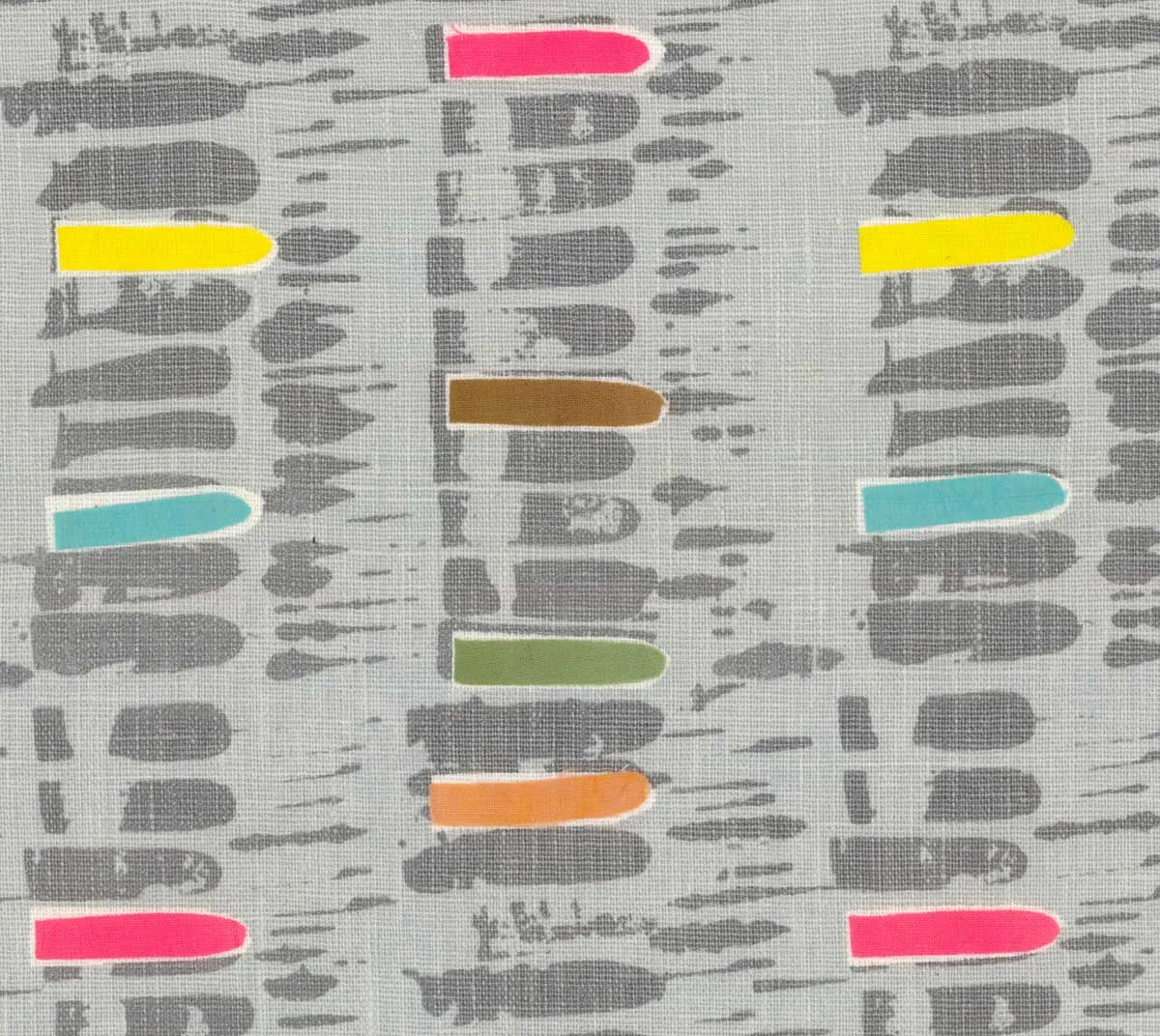 Mademoiselle Tiss Pastilles tête de lit tissu graphique