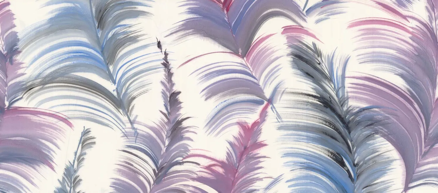 Mademoiselle Tiss Plumes des Caraïbes tête de lit tissu 160 cm