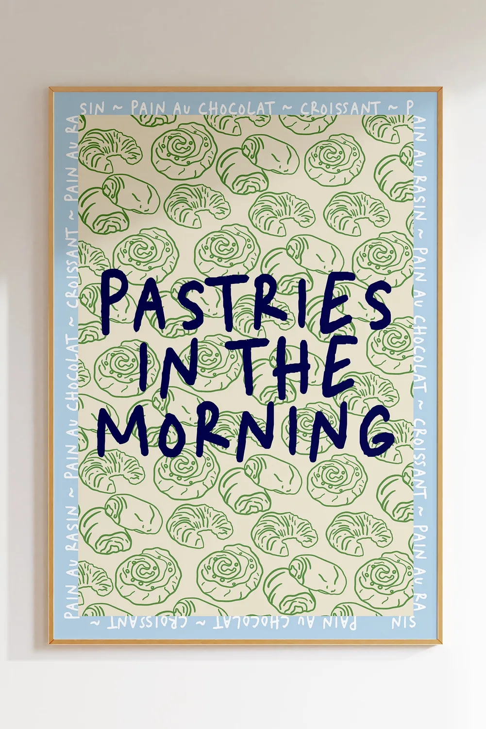 Maddison Ball Pastries In The Morning affiche pâtisseries