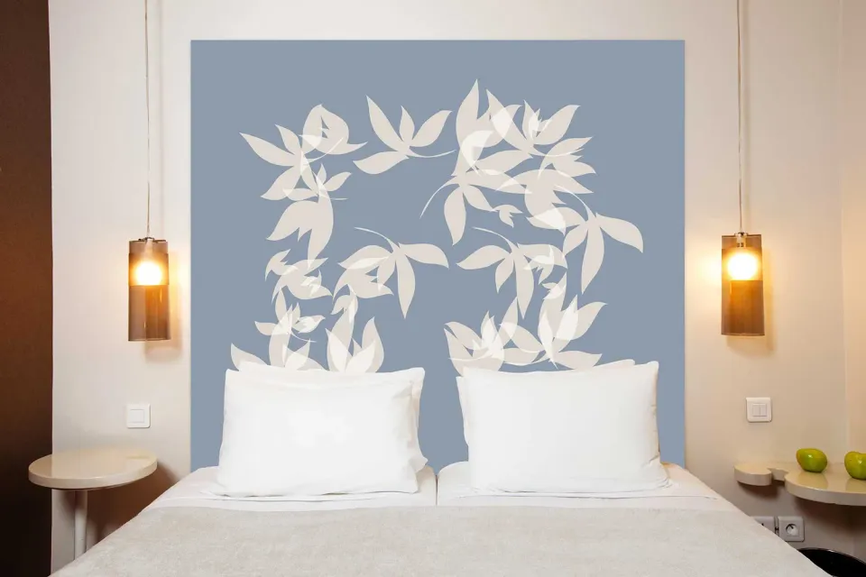 Mademoiselle Tiss Tourbillon tête de lit tissu douce