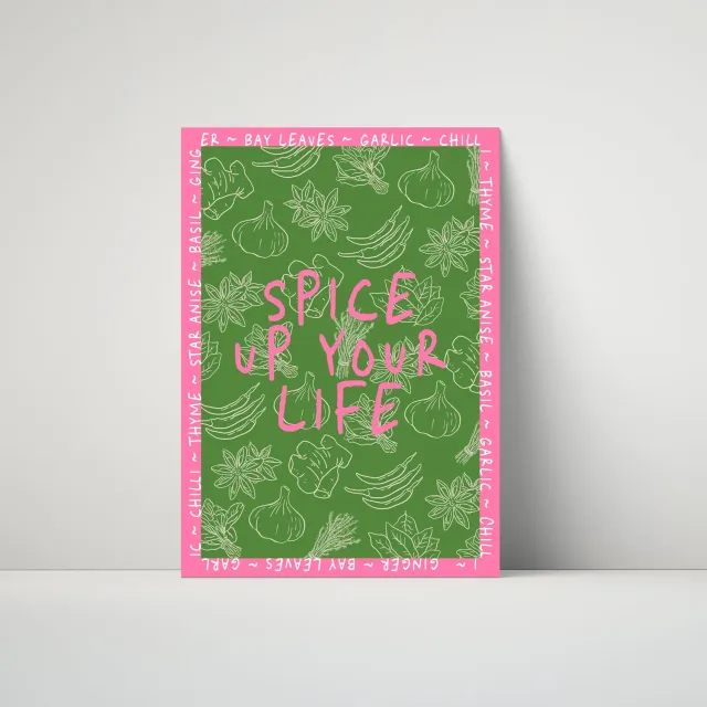 Maddison Ball Spice Up Your Life affiche cuisine