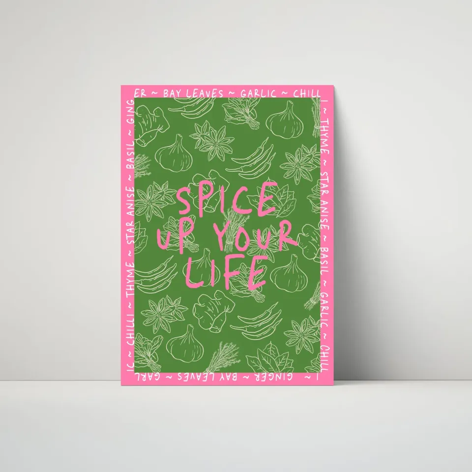 Maddison Ball Spice Up Your Life affiche cuisine