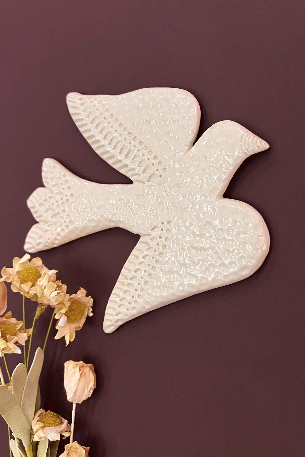 Biankaléone Hirondelle baroque décoration murale