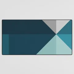 Society6 Geometric 1702 tapis de bureau géométrique