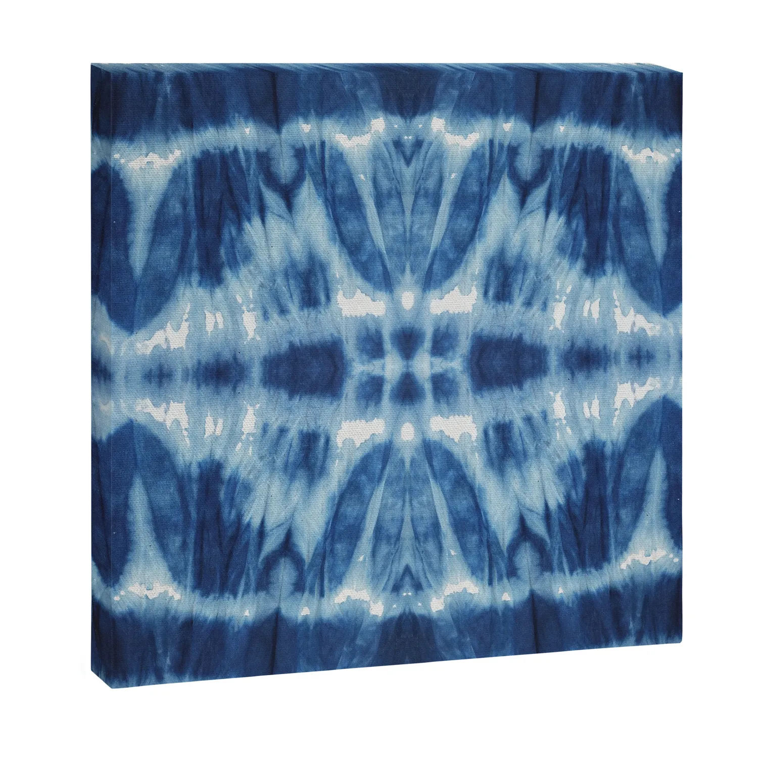Society6 Tie Dye Blues Twos toile tie dye bleu