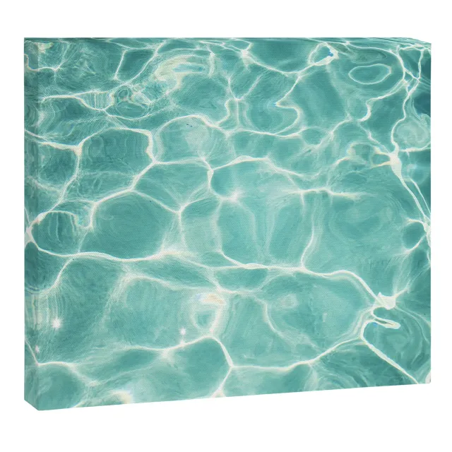 Society6 Water Abstract toile mer turquoise