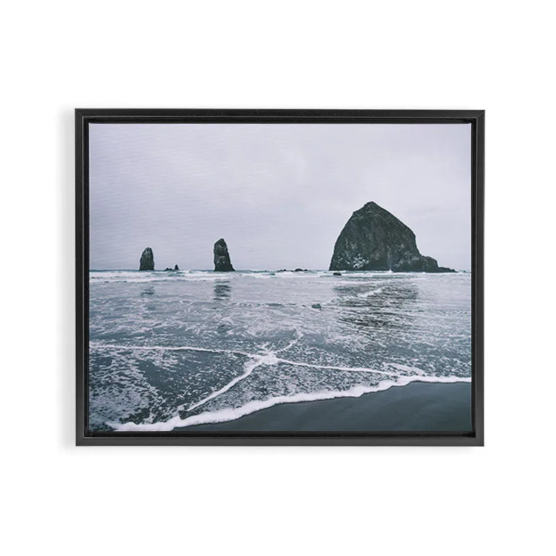 Society6 Cannon Beach II toile encadrée côte oregon