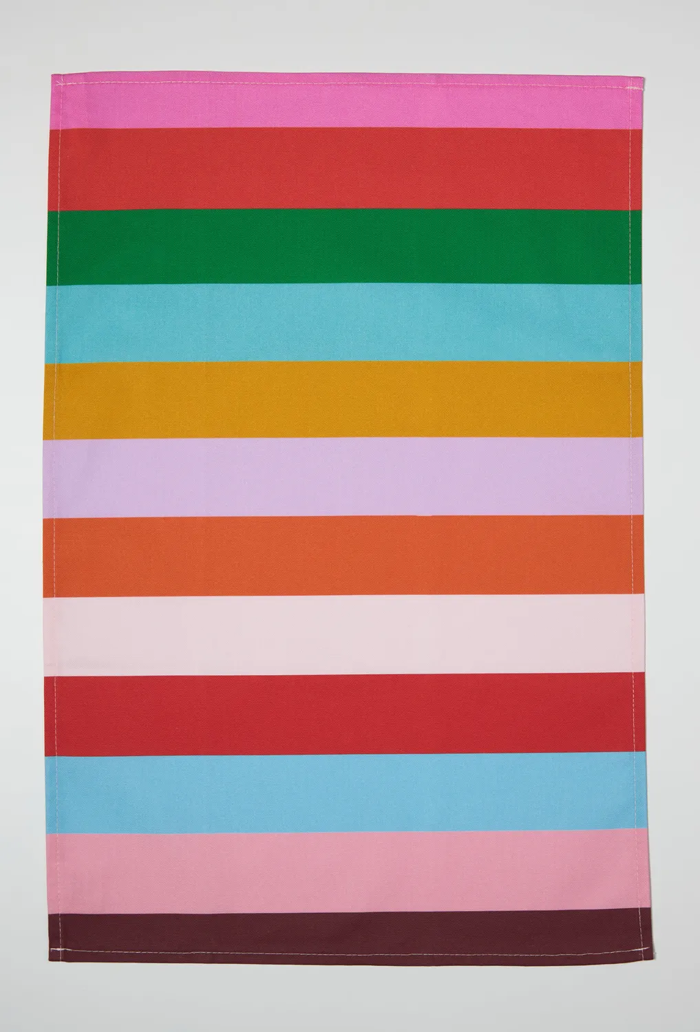 Maddison Ball Stripe torchon coton Noël 68x45 cm